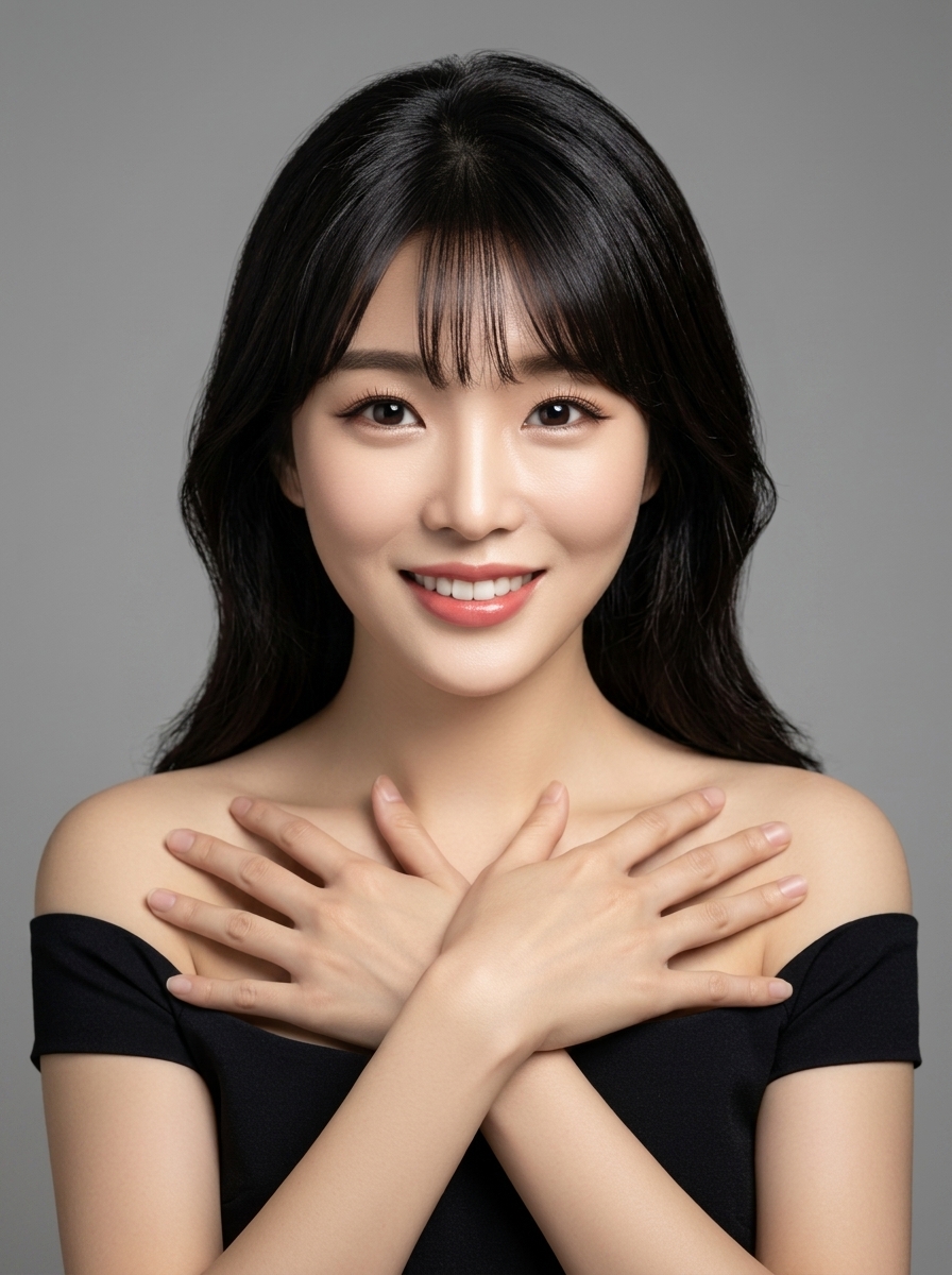 가상모델 #1226 얼굴 원본 7
