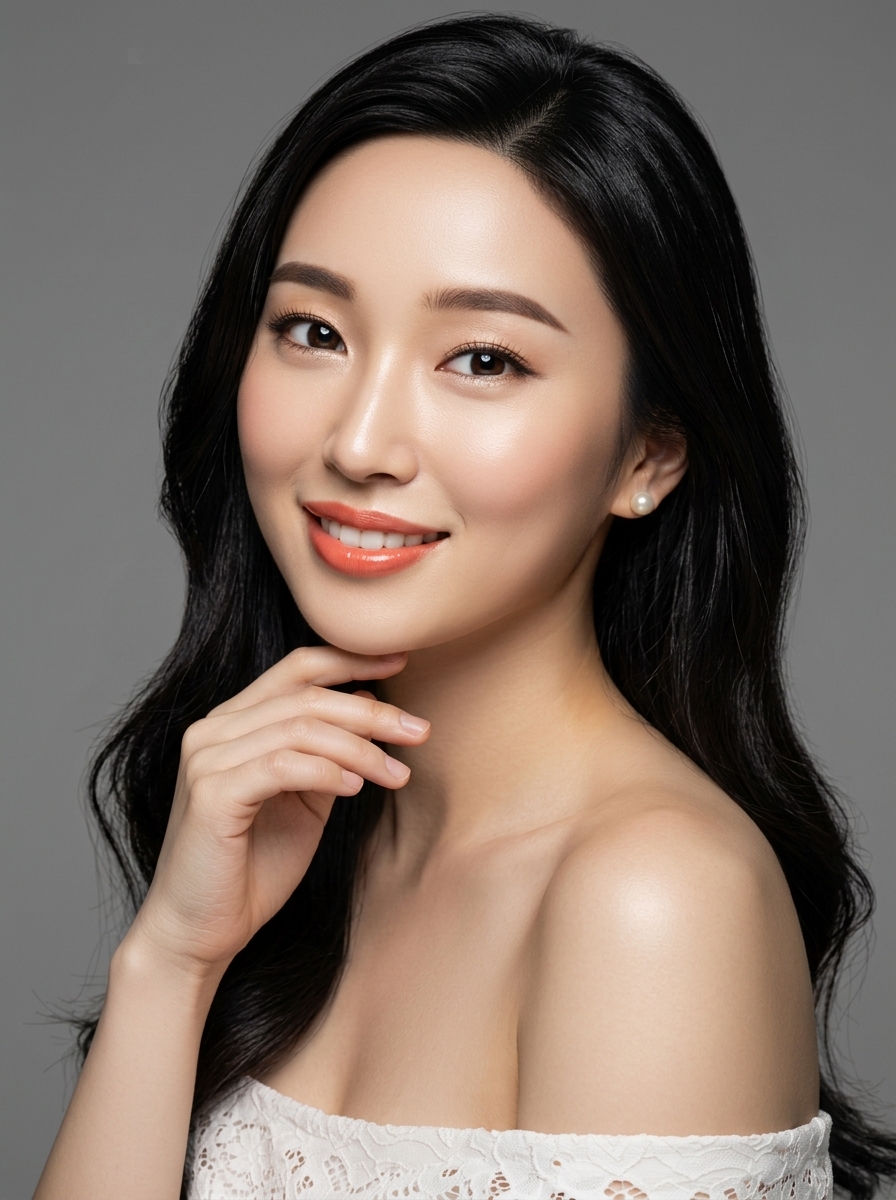 가상모델 #1227 얼굴 원본 7