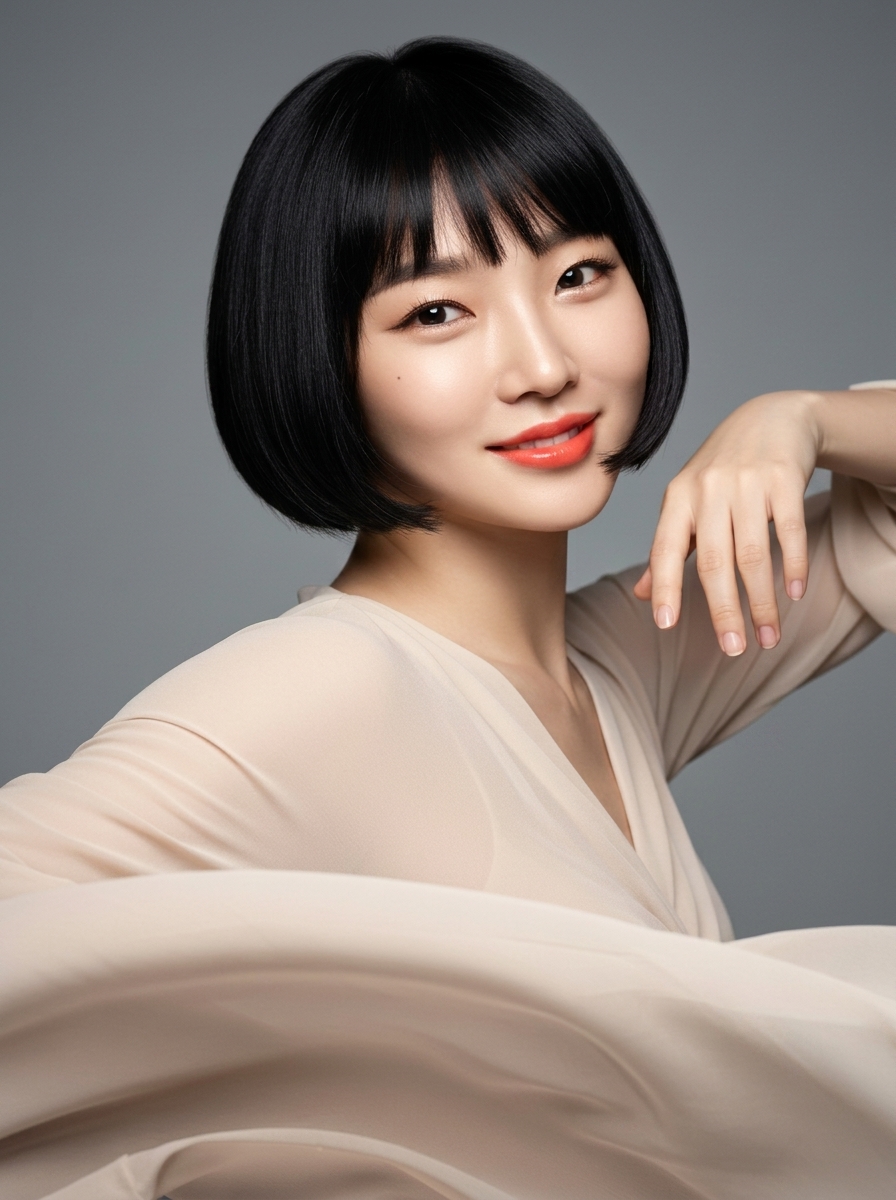 가상모델 #1236 얼굴 원본 13