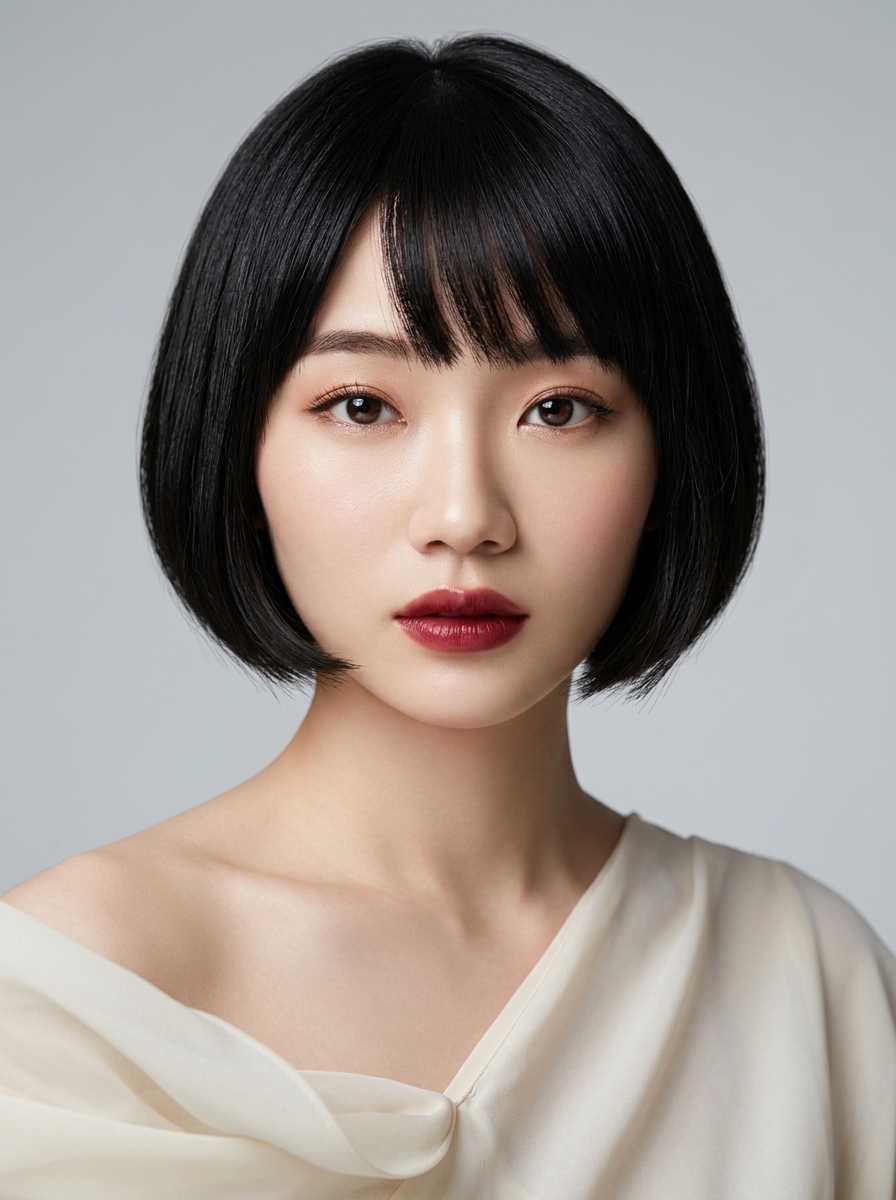 가상모델 #1236 얼굴 원본 19