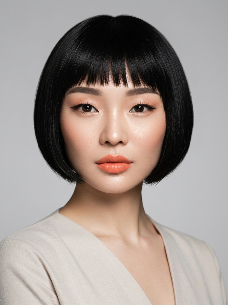 가상모델 #1237 얼굴 원본 5