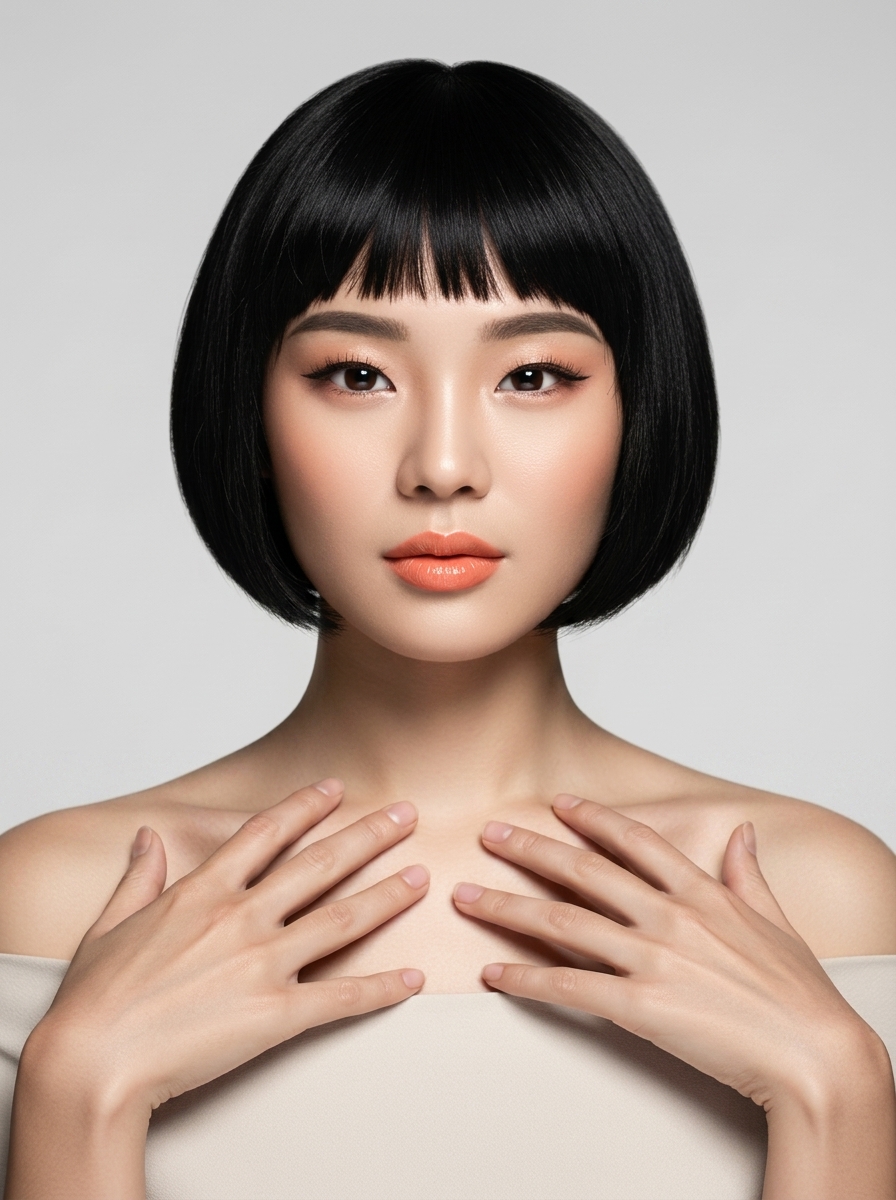 가상모델 #1237 얼굴 원본 6