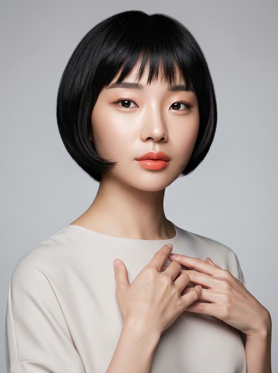 가상모델 #1237 얼굴 원본 7