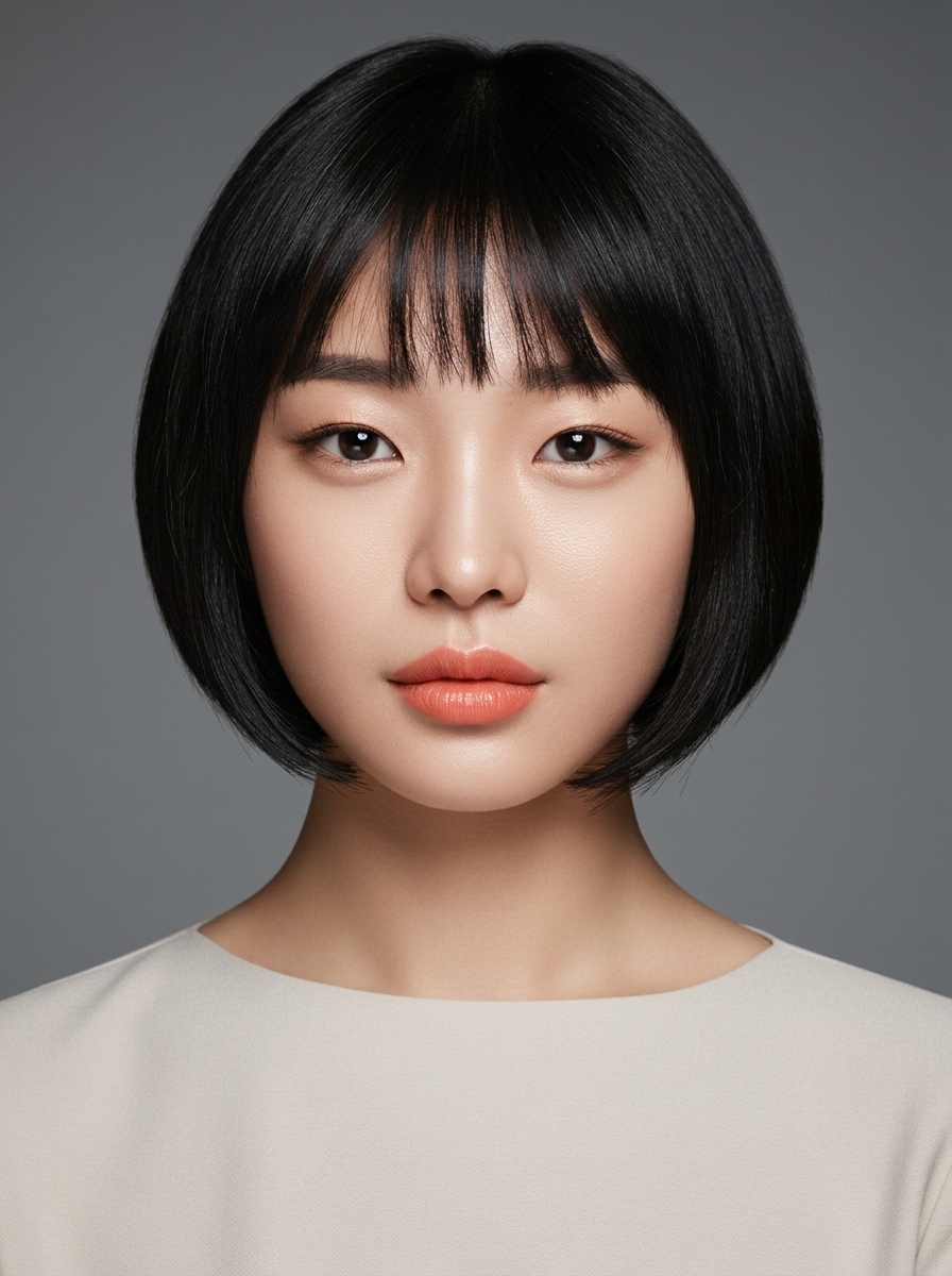 가상모델 #1237 얼굴 원본 8