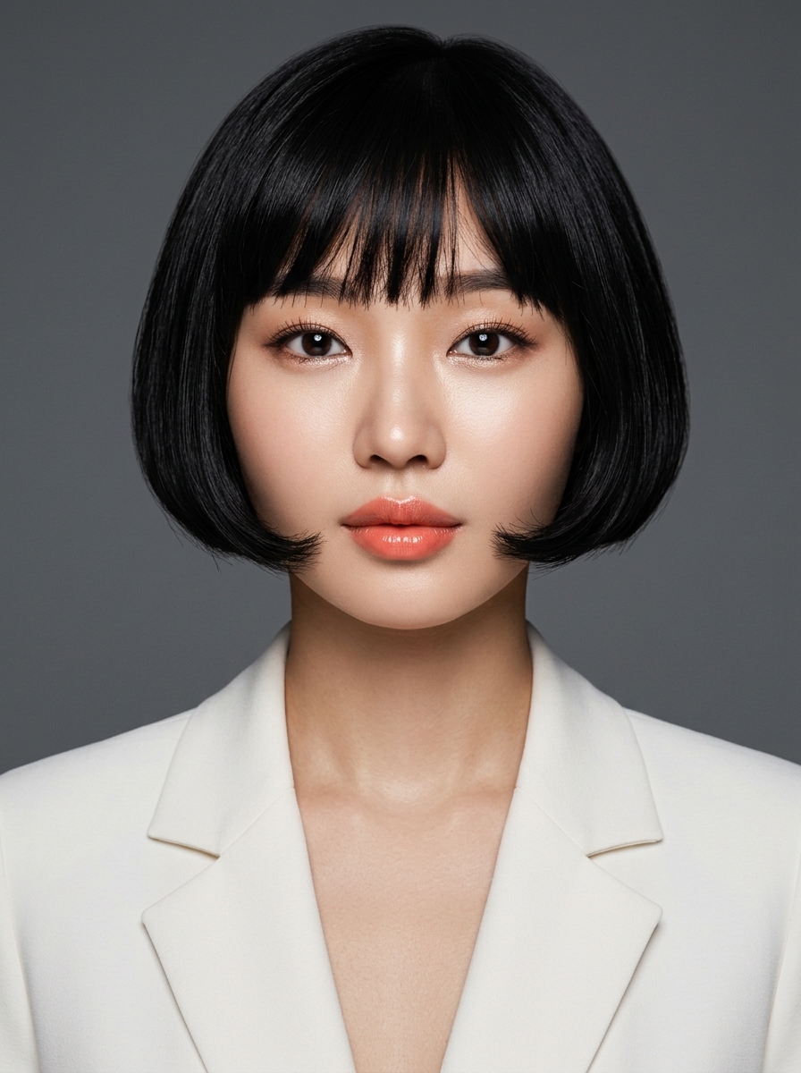 가상모델 #1238 얼굴 원본 3