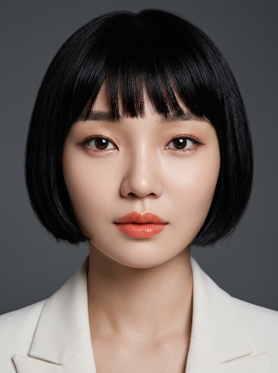 가상모델 #1238 얼굴 원본 4