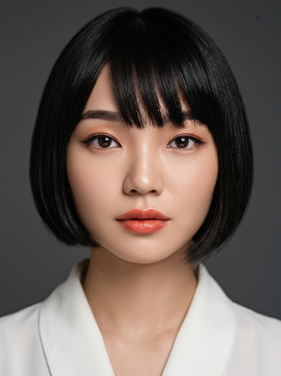 가상모델 #1238 얼굴 원본 8