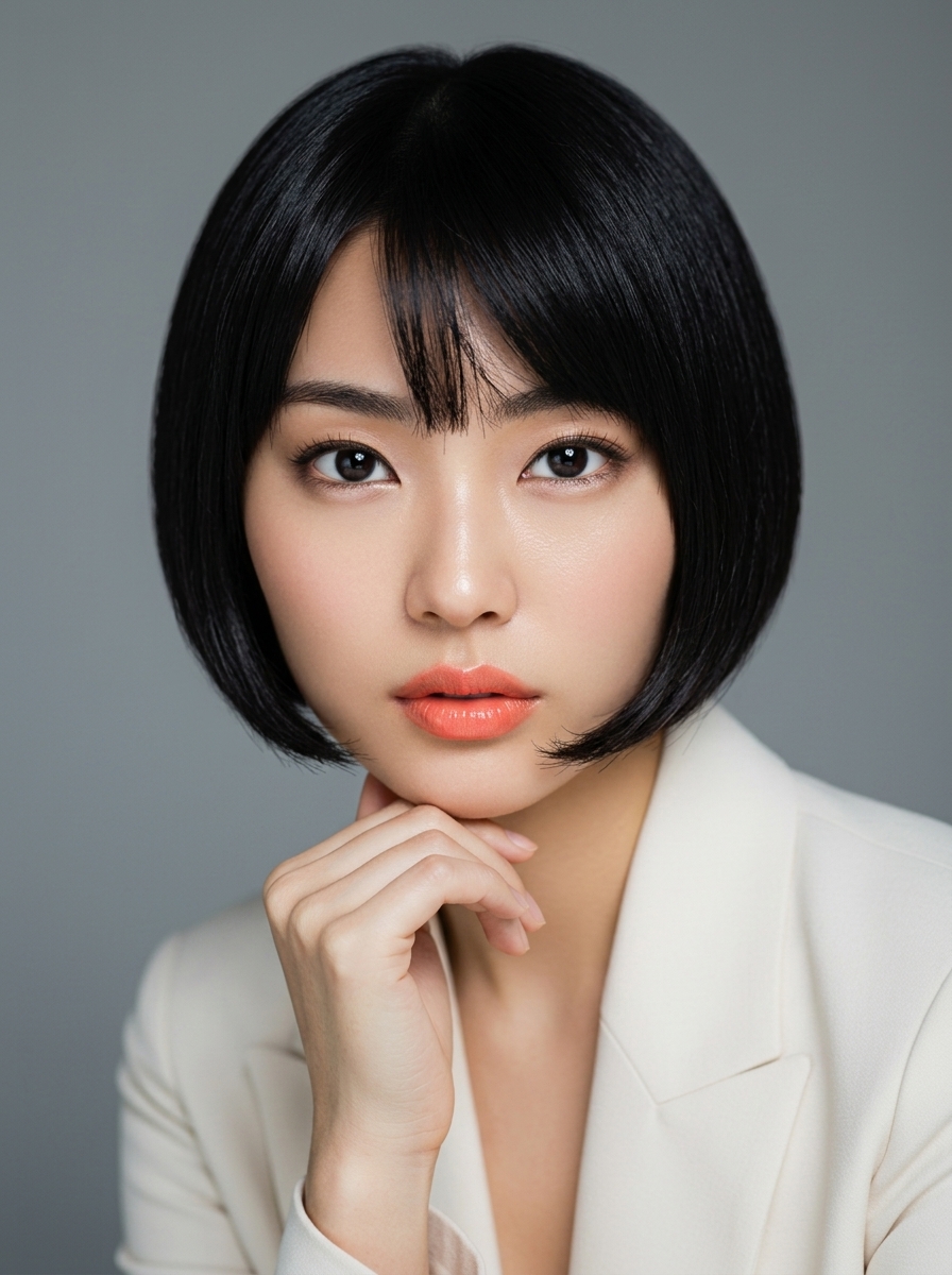 가상모델 #1240 얼굴 원본 2