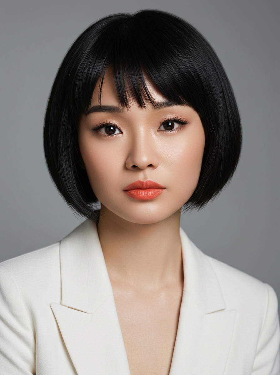 가상모델 #1240 얼굴 원본 5