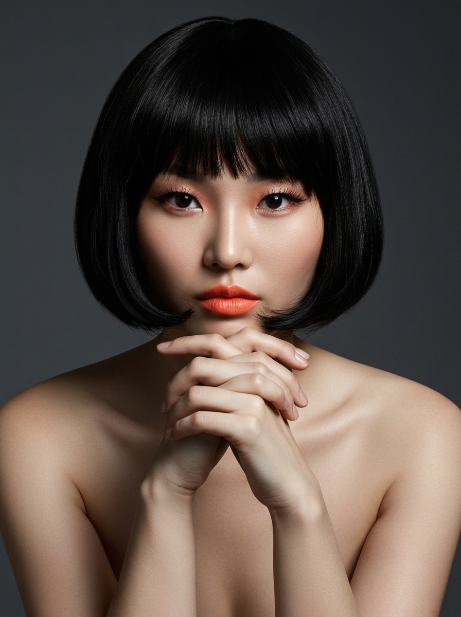 가상모델 #1242 얼굴 원본 23