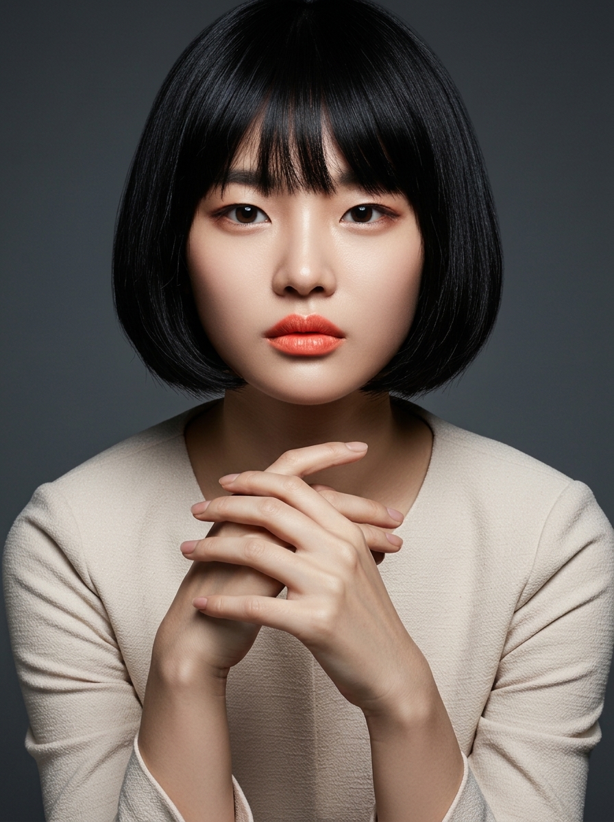 가상모델 #1243 얼굴 원본 3