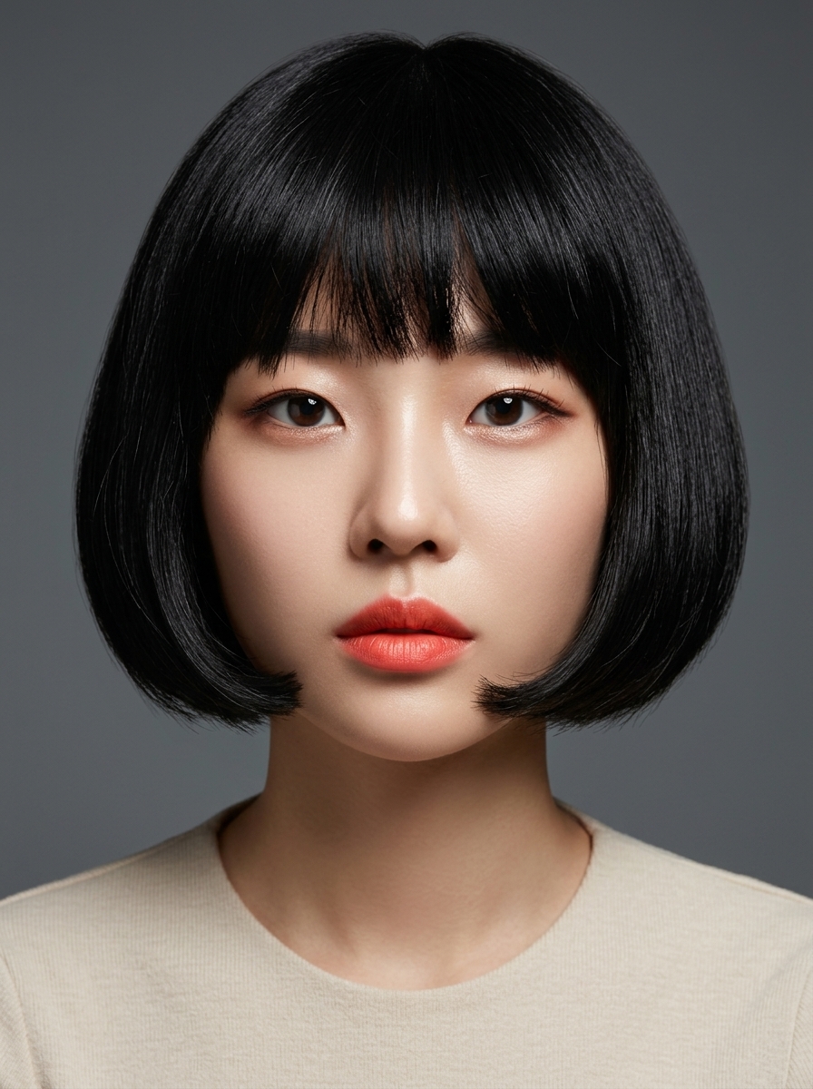가상모델 #1243 얼굴 원본 5