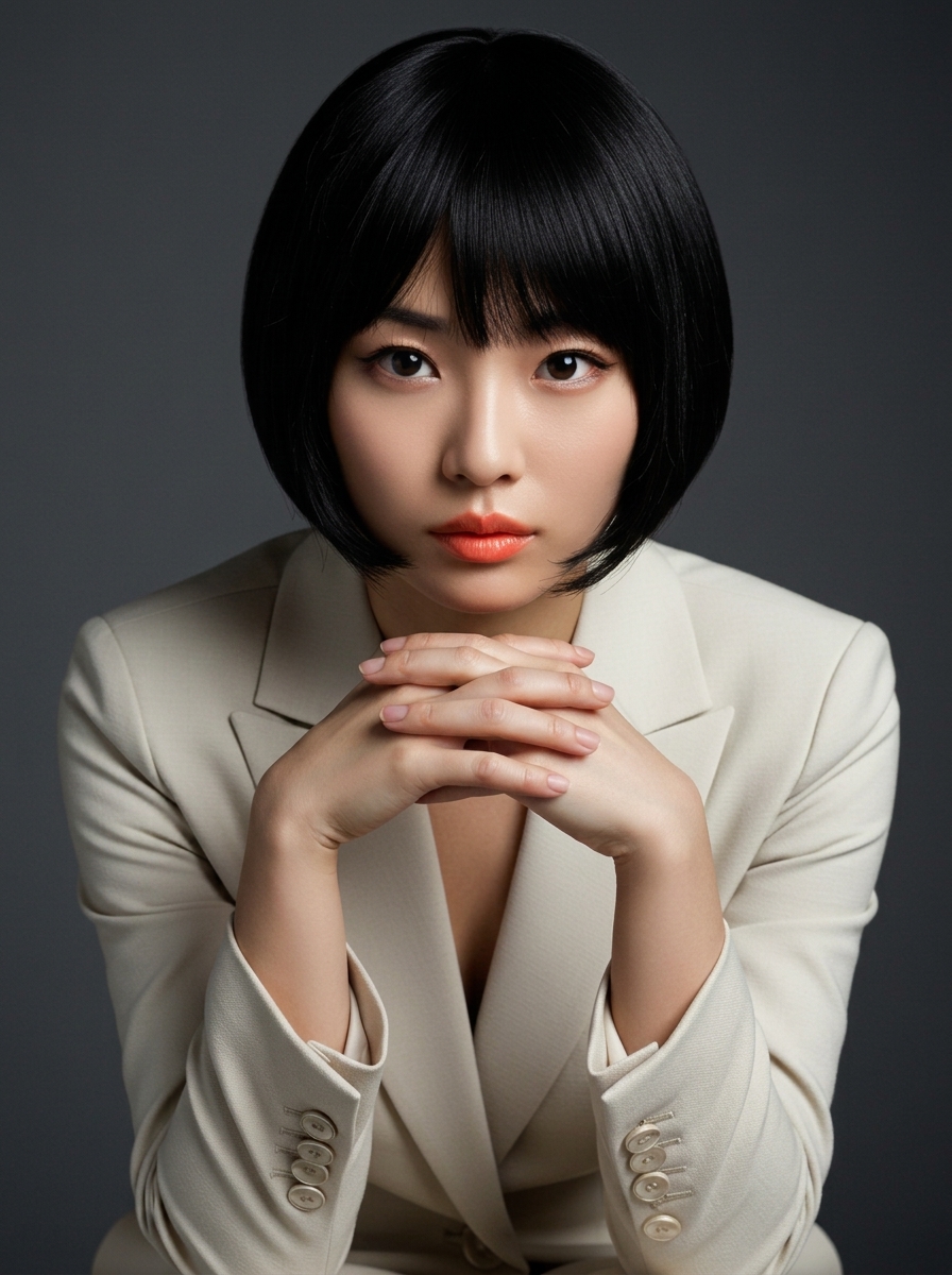 가상모델 #1243 얼굴 원본 9