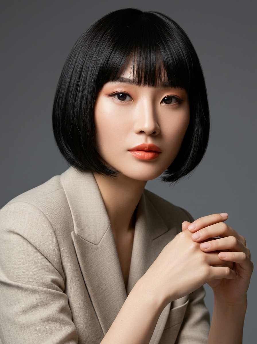 가상모델 #1243 얼굴 원본 12