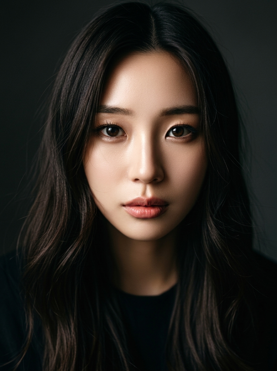 가상모델 #1247 얼굴 원본 22