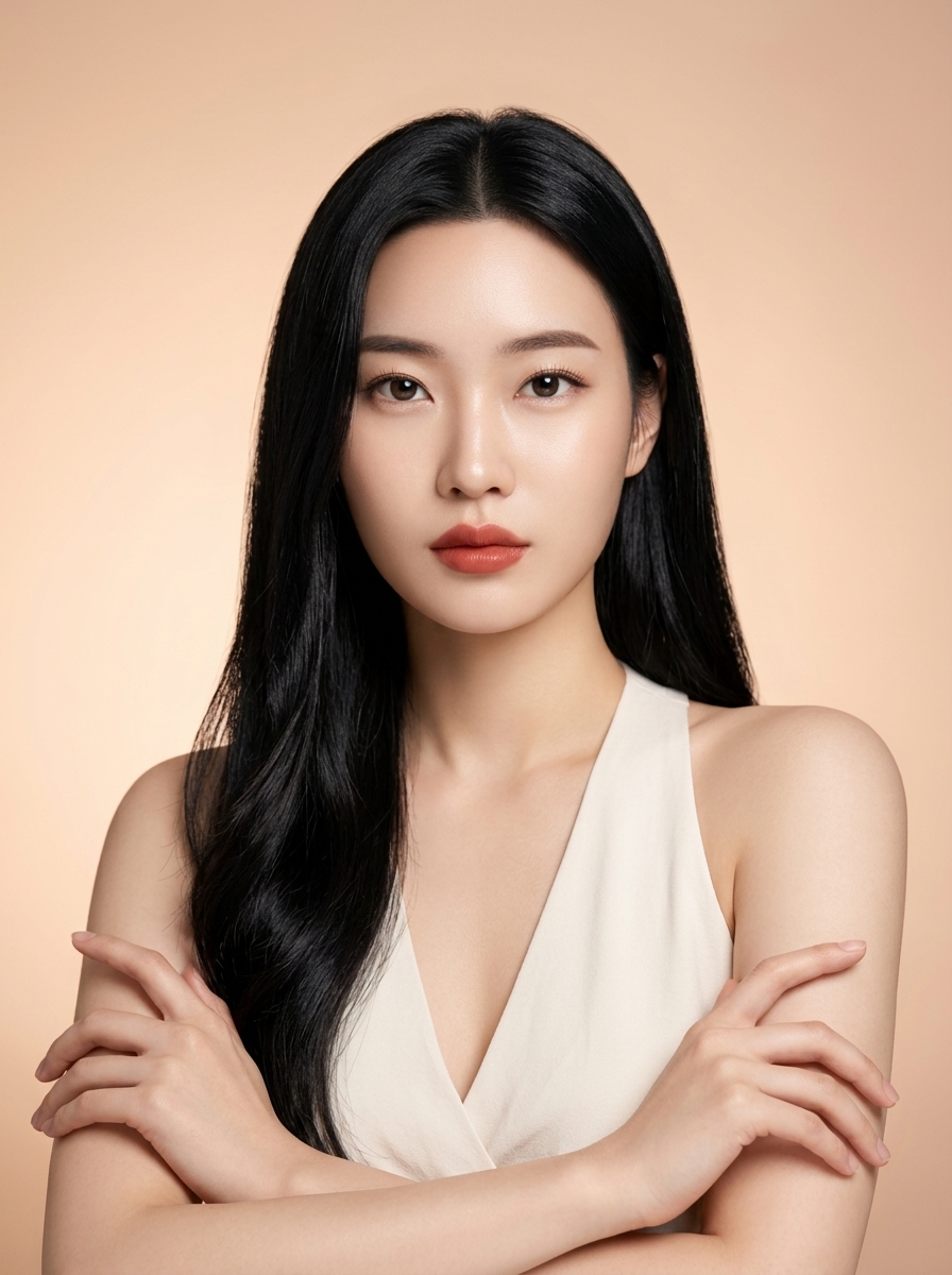 가상모델 #1252 얼굴 원본 14