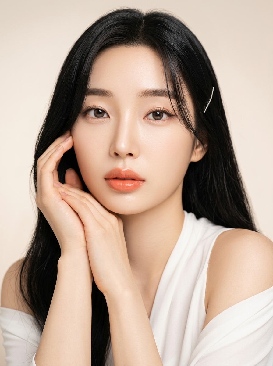 가상모델 #1252 얼굴 원본 17