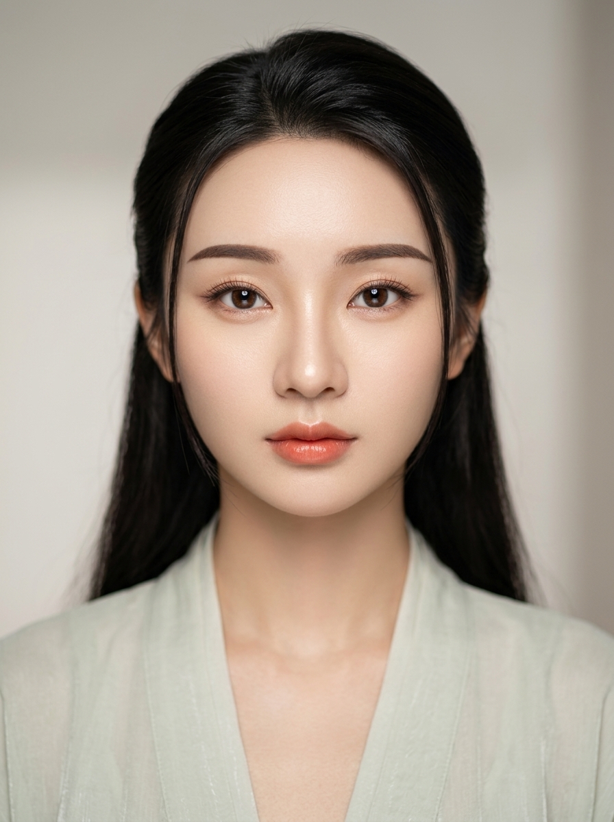 가상모델 #1252 얼굴 원본 21