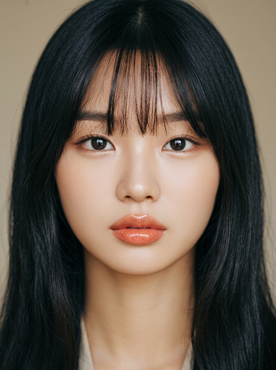 가상모델 #1253 얼굴 원본 12