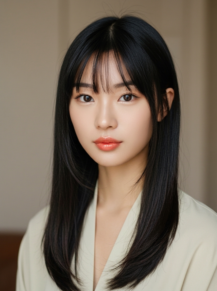 가상모델 #1253 얼굴 원본 16