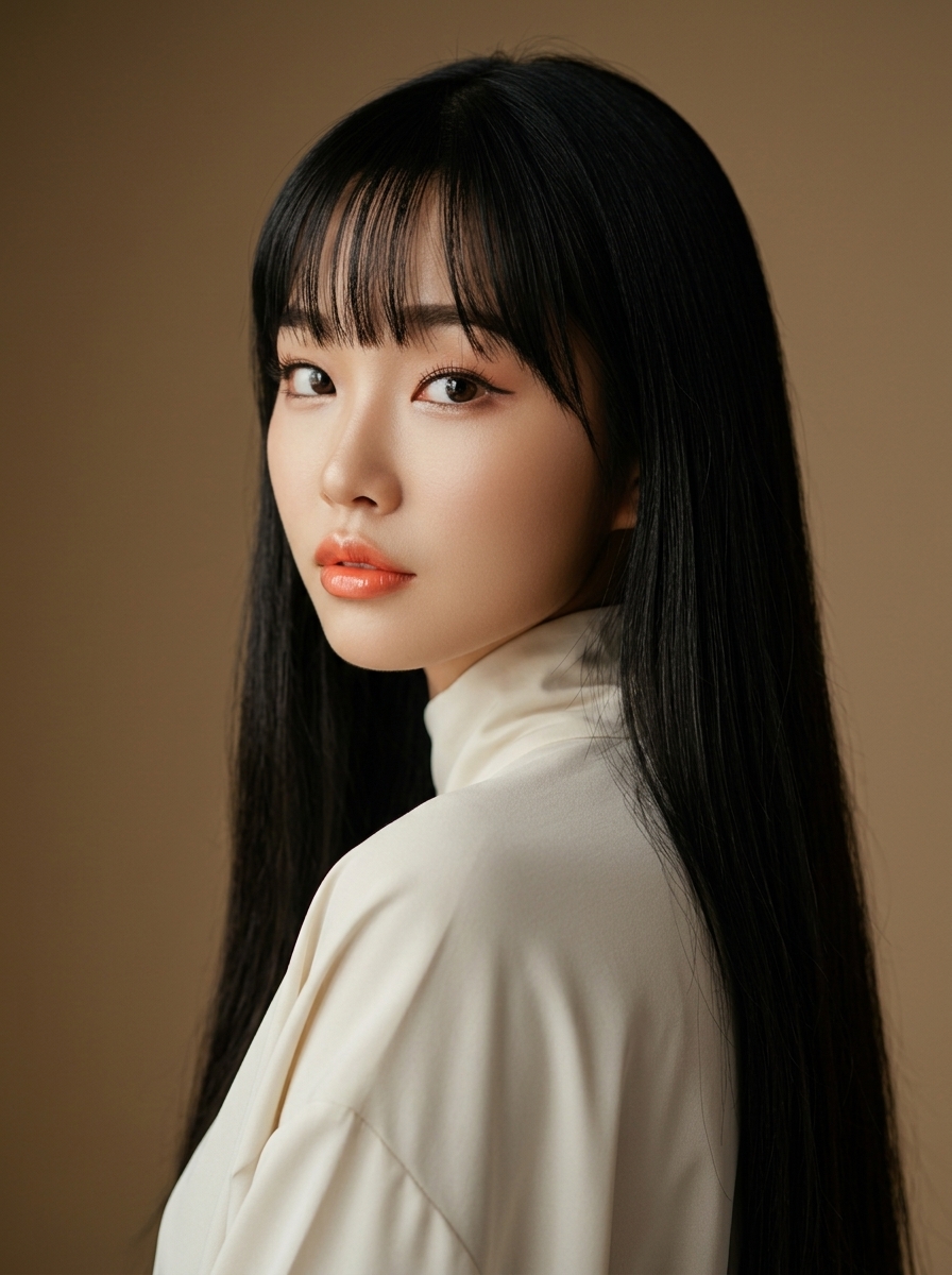 가상모델 #1254 얼굴 원본 4