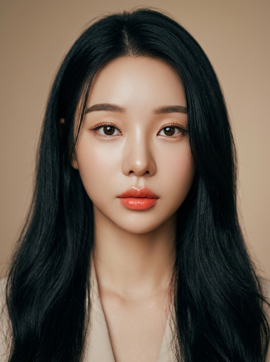 가상모델 #1254 얼굴 원본 7