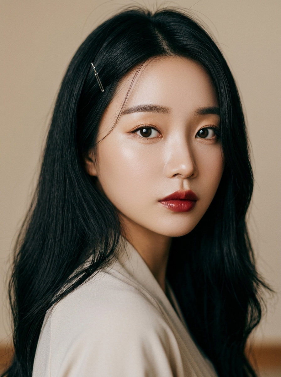가상모델 #1254 얼굴 원본 8