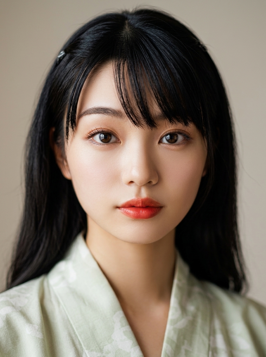 가상모델 #1254 얼굴 원본 12