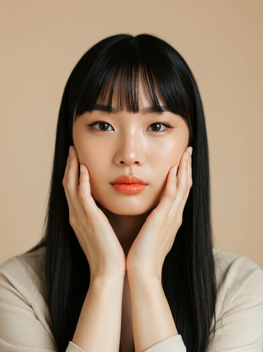 가상모델 #1254 얼굴 원본 22