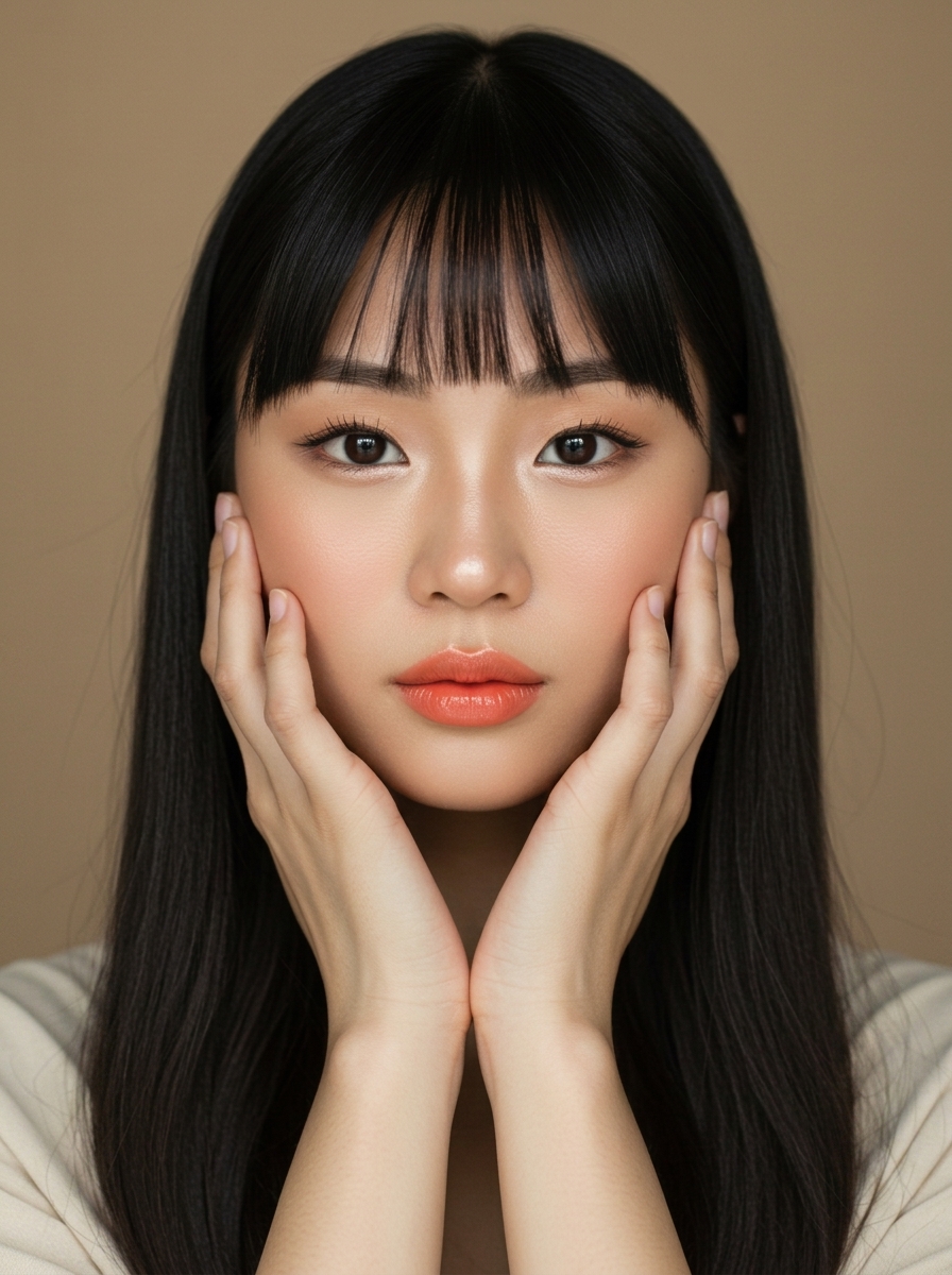 가상모델 #1254 얼굴 원본 23