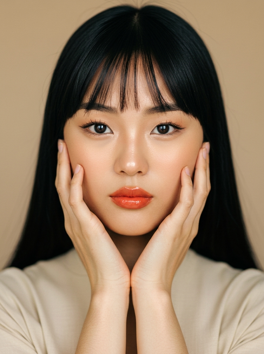 가상모델 #1254 얼굴 원본 24