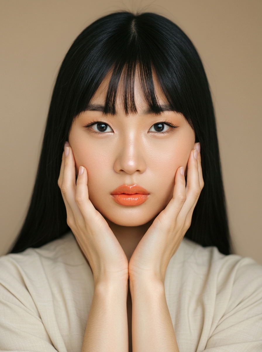 가상모델 #1255 얼굴 원본 1