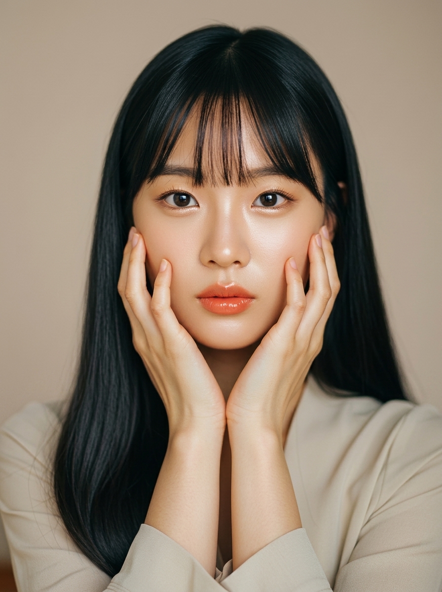 가상모델 #1255 얼굴 원본 2