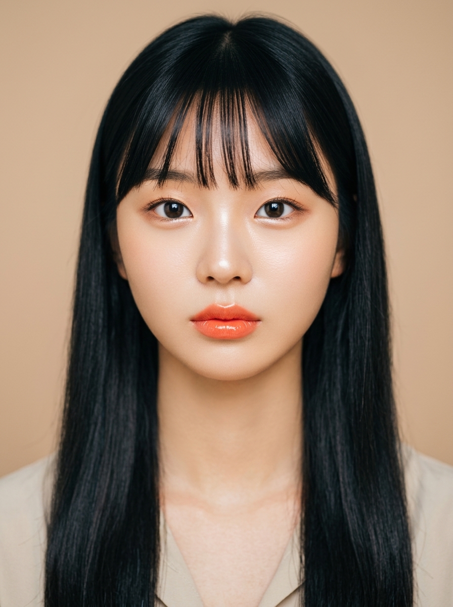 가상모델 #1255 얼굴 원본 3