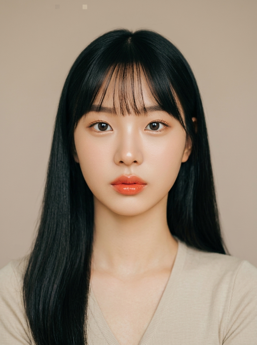 가상모델 #1255 얼굴 원본 4