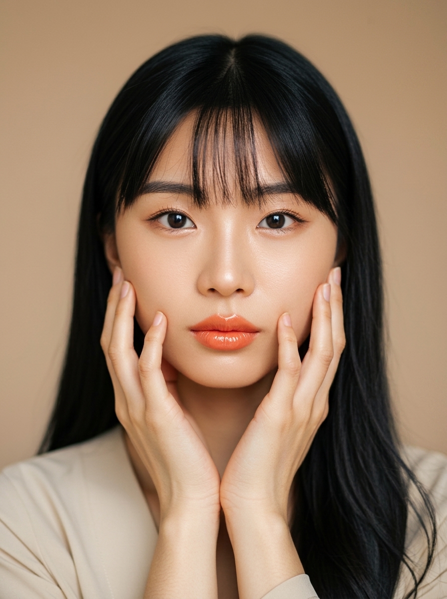 가상모델 #1255 얼굴 원본 6