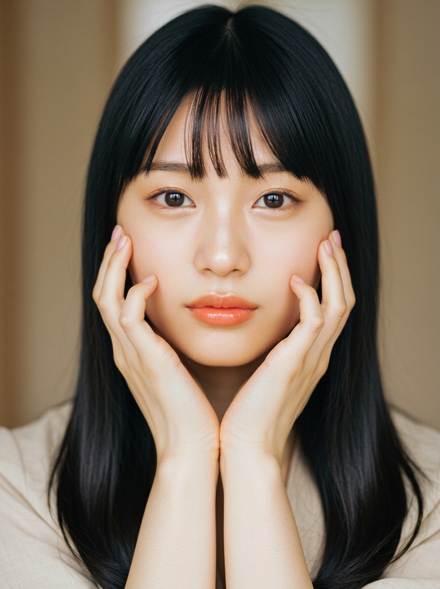 가상모델 #1255 얼굴 원본 7