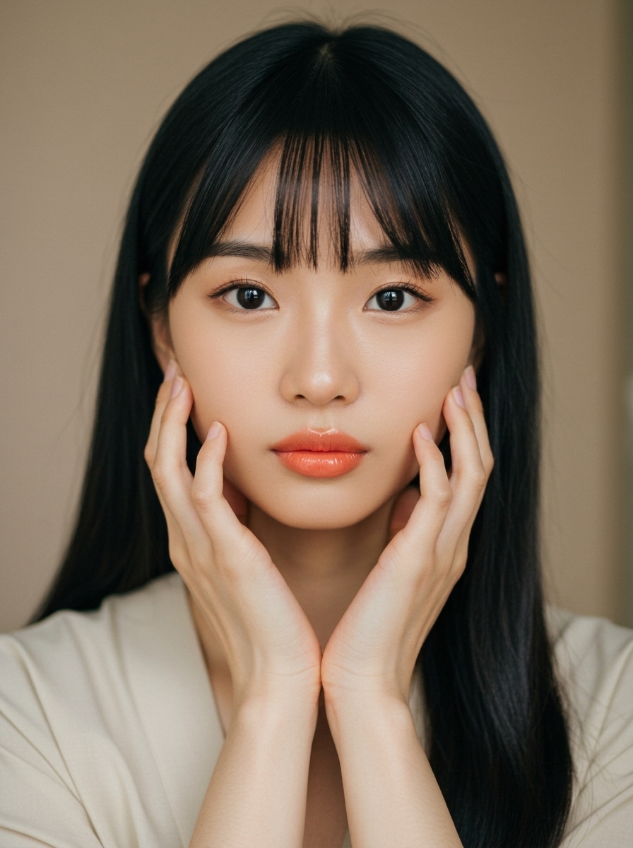가상모델 #1255 얼굴 원본 8