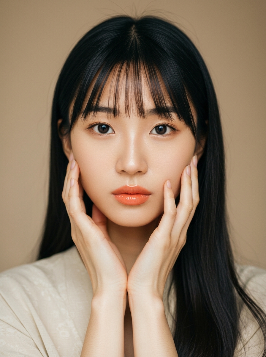 가상모델 #1255 얼굴 원본 10