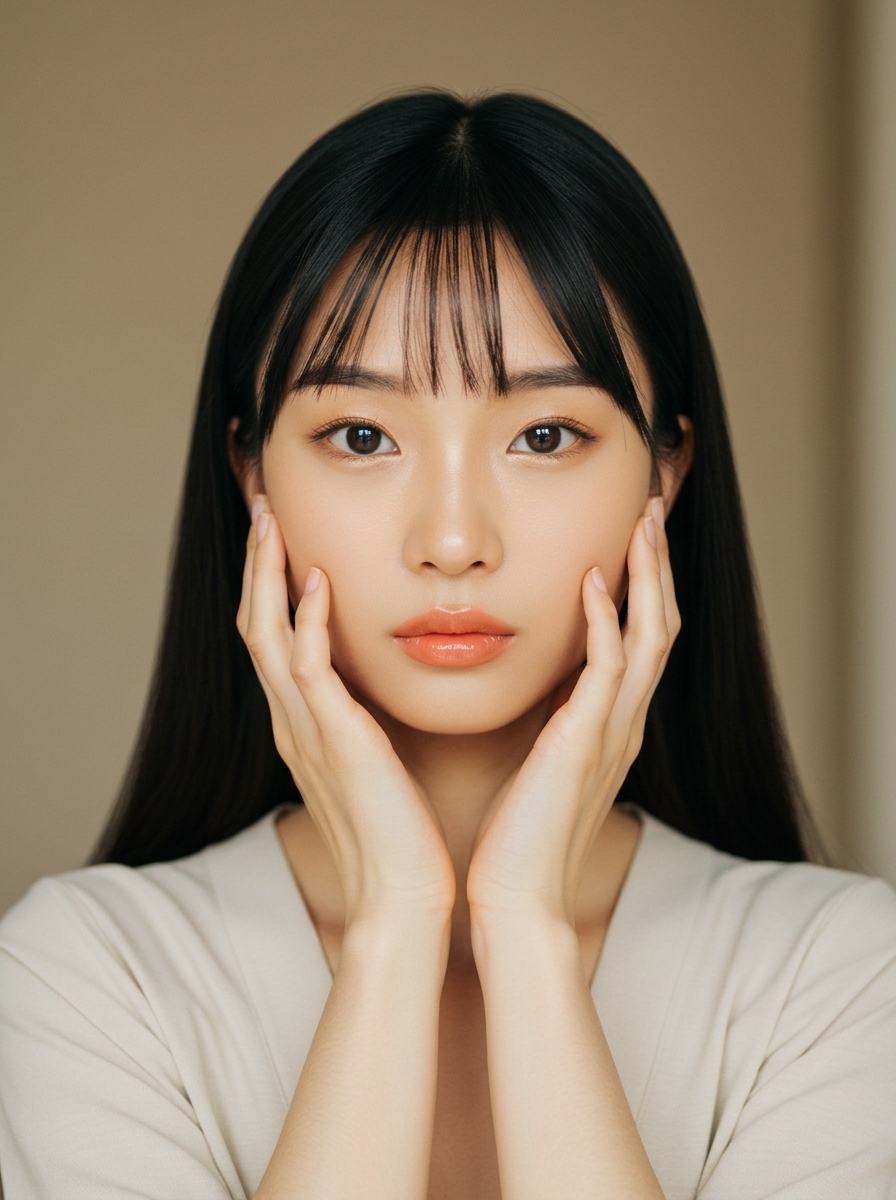가상모델 #1255 얼굴 원본 12