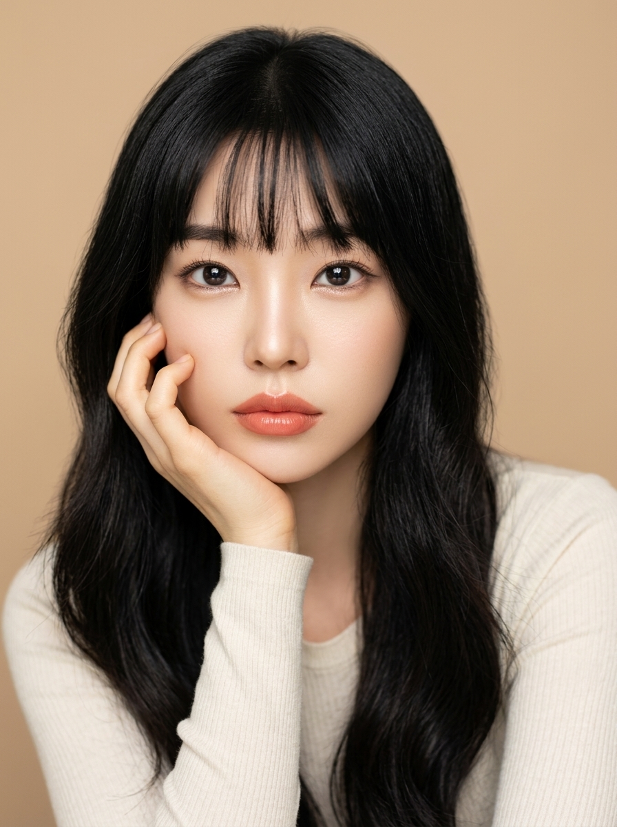 가상모델 #1255 얼굴 원본 22