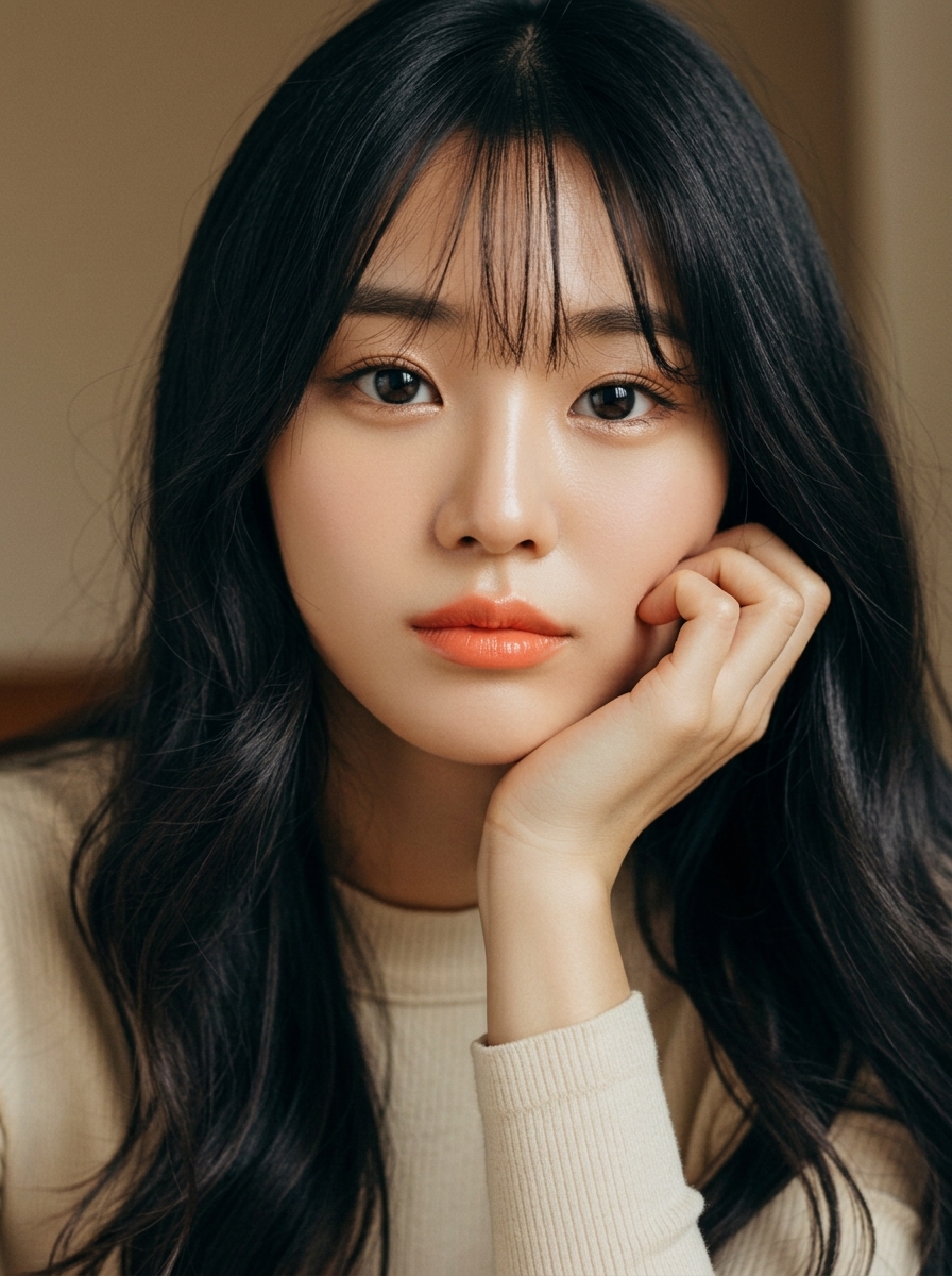 가상모델 #1255 얼굴 원본 23
