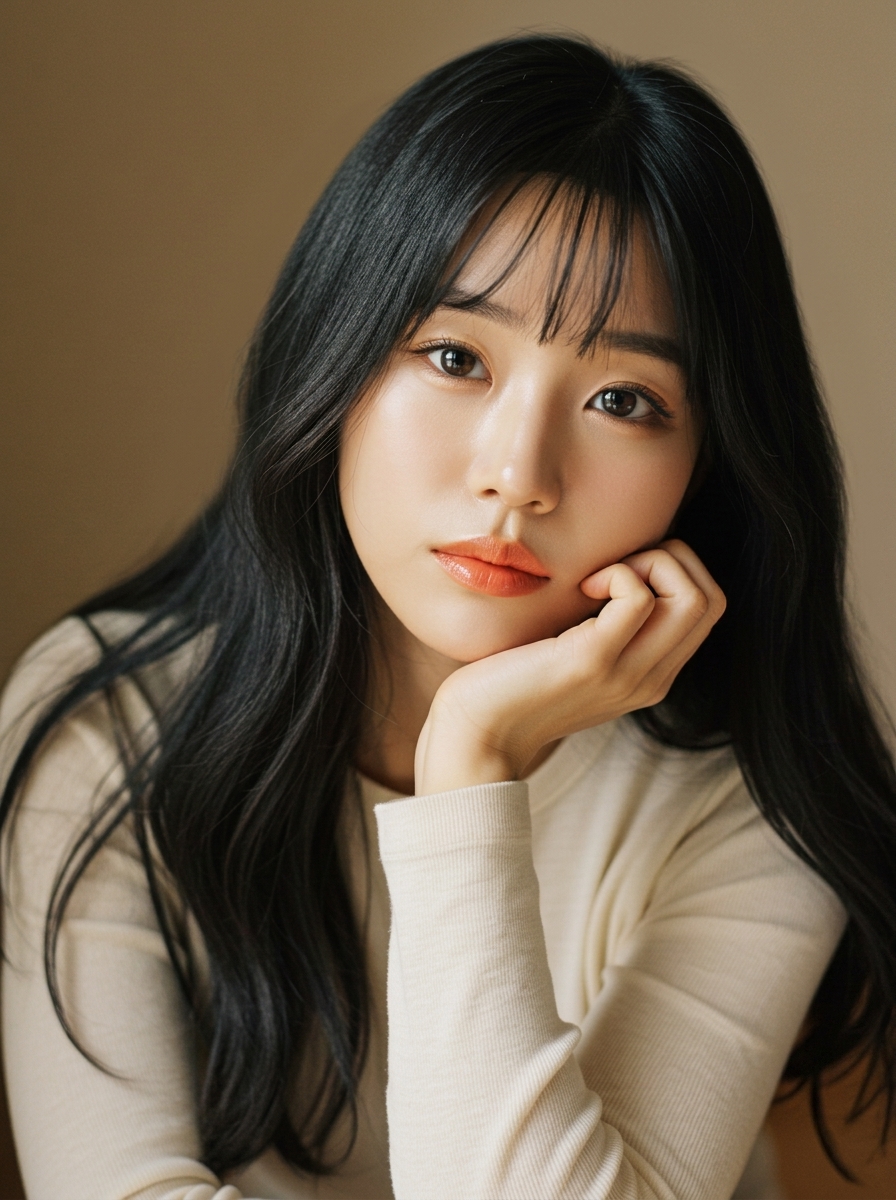 가상모델 #1255 얼굴 원본 24