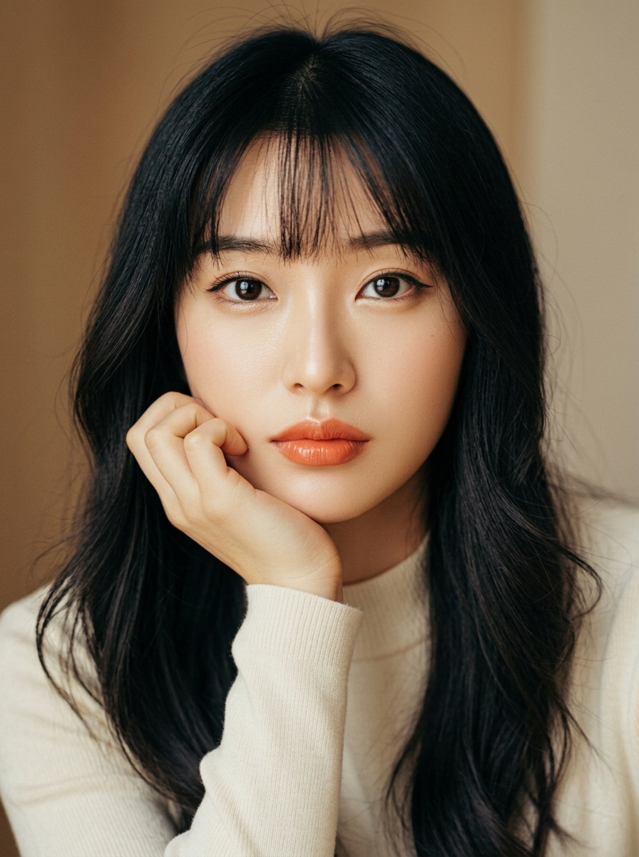 가상모델 #1256 얼굴 원본 6
