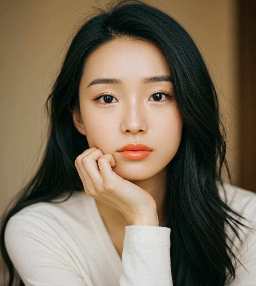 가상모델 #1256 얼굴 원본 8