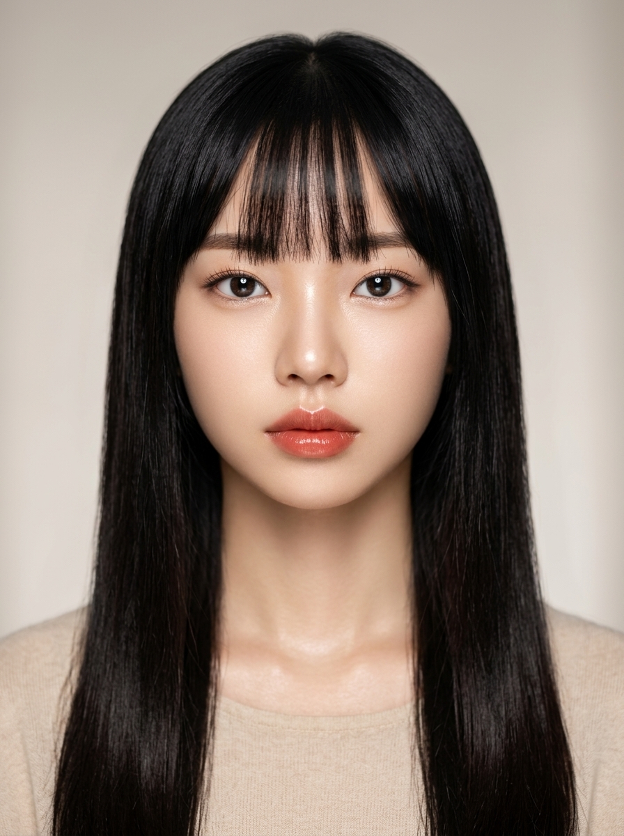 가상모델 #1256 얼굴 원본 20