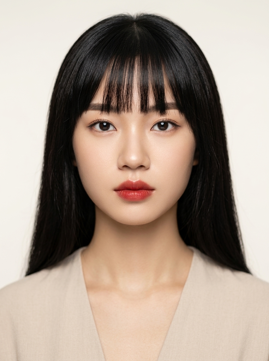 가상모델 #1256 얼굴 원본 21