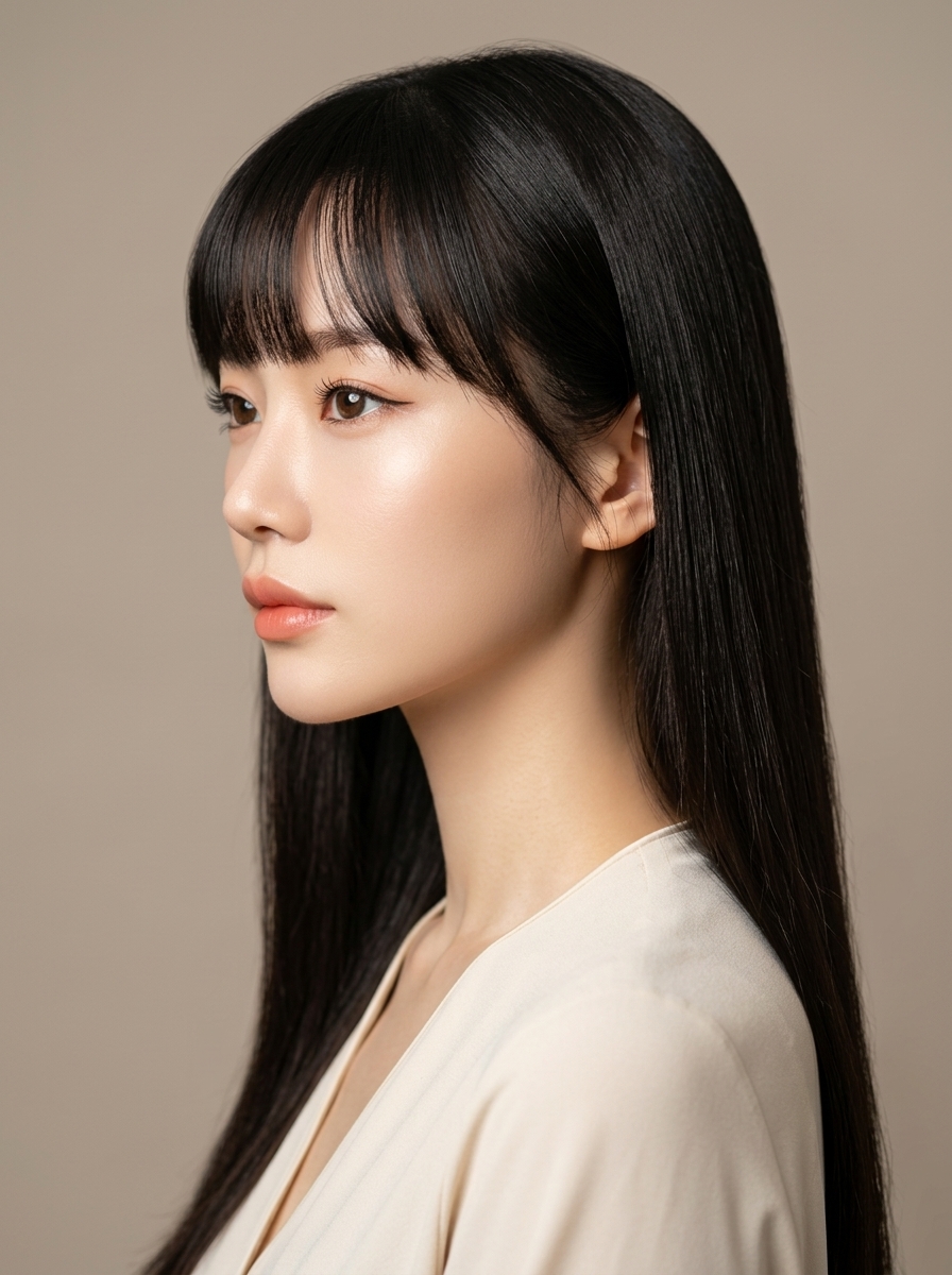 가상모델 #1256 얼굴 원본 24