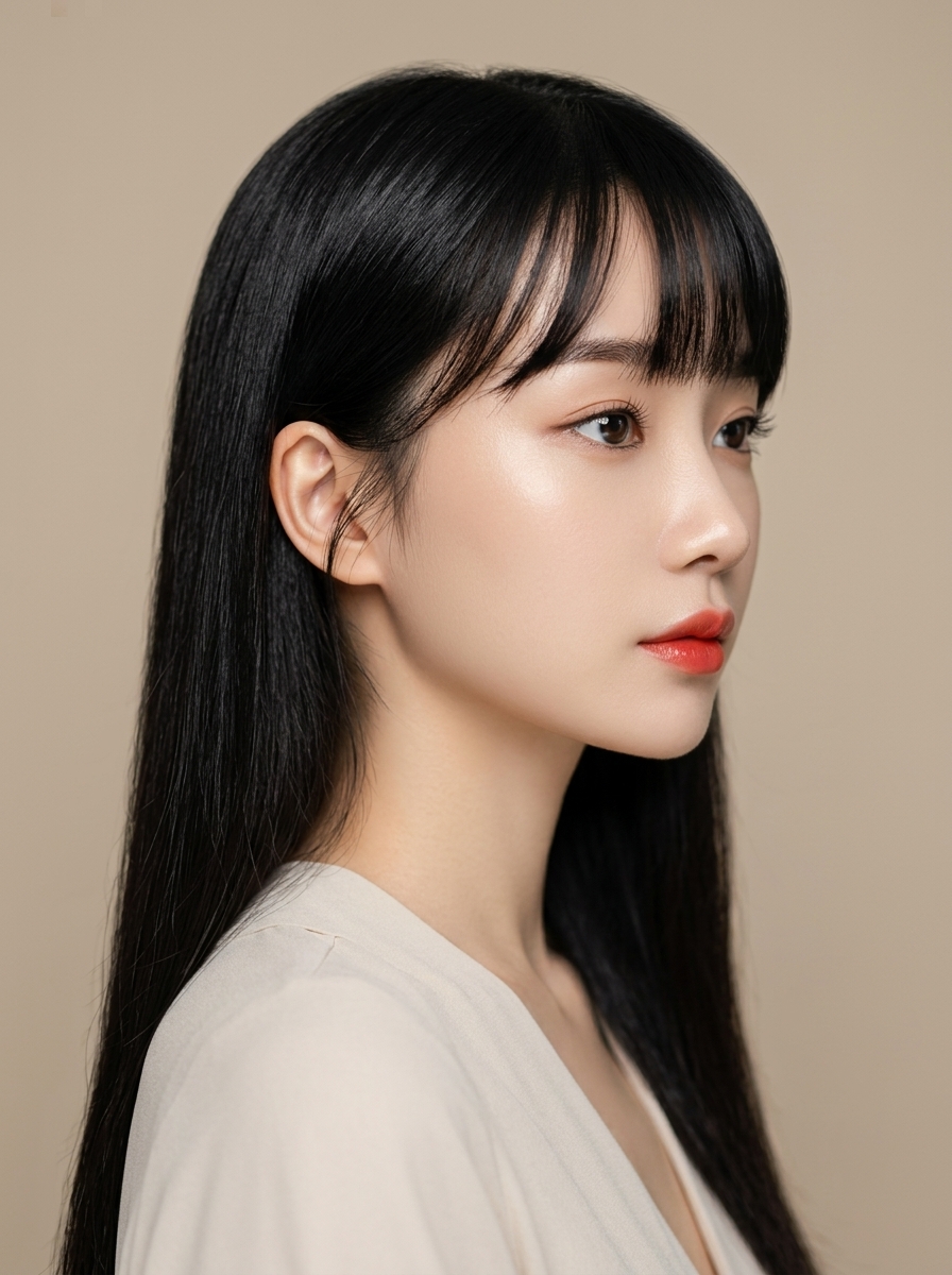 가상모델 #1257 얼굴 원본 1