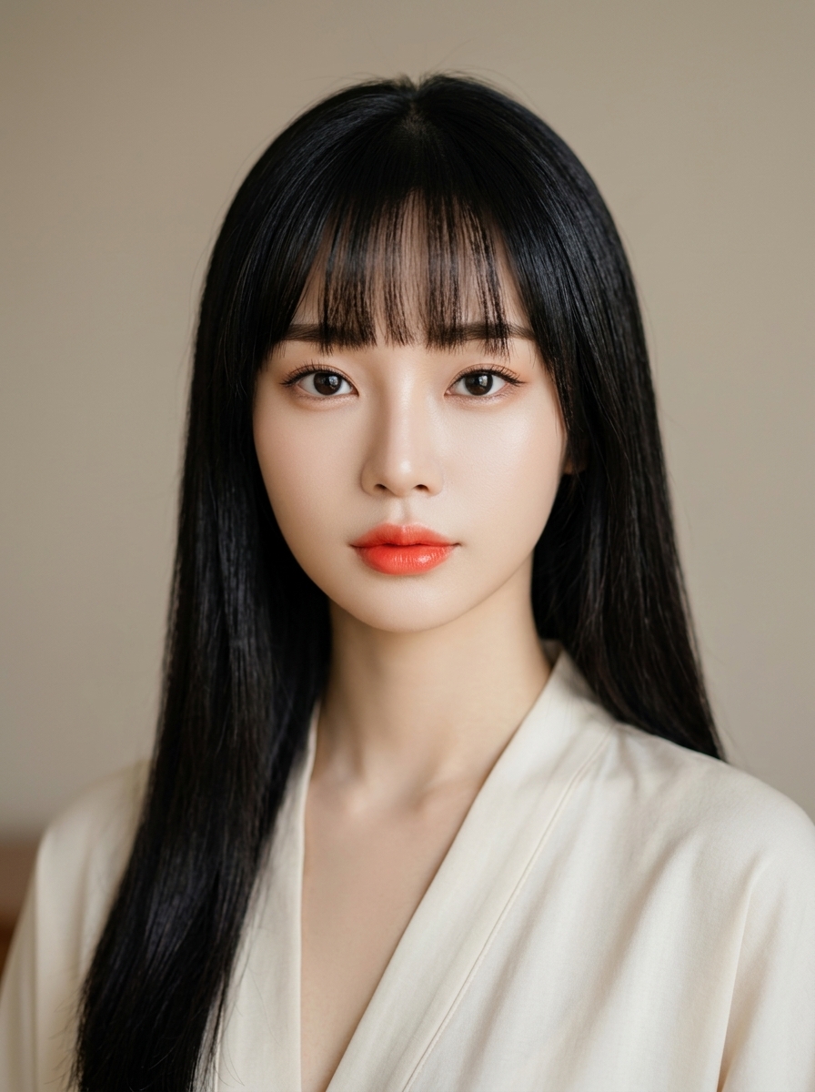 가상모델 #1257 얼굴 원본 2
